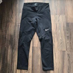 Nike dri fit crop (long) leggings, high waist